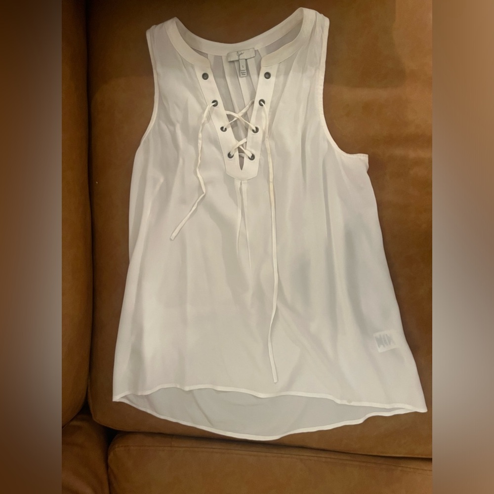 Joie Tank Top Lace Up